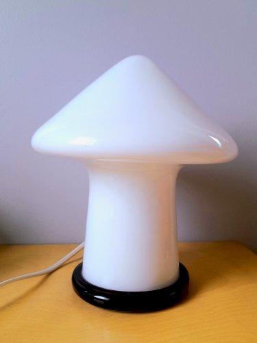 Lampe champignon en verre soufflé de Murano 