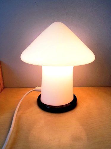Lampe champignon en verre soufflé de Murano 