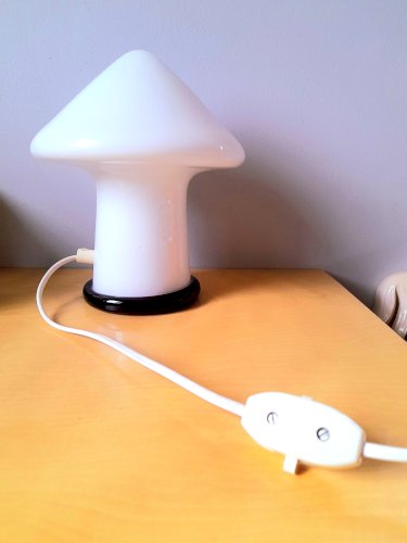 Lampe champignon en verre soufflé de Murano 