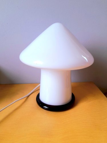 Lampe champignon en verre soufflé de Murano 