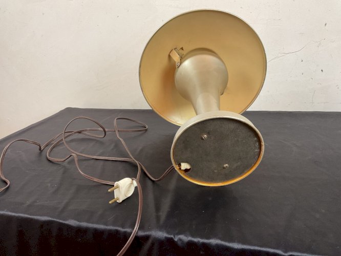 LAMPE CHAMPIGNON métal chromé  DESIGN MODERNISTE ART DÉCO 30/40 .