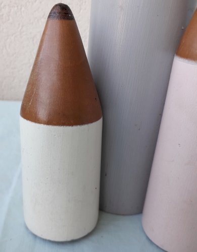 Lampe crayons en bois