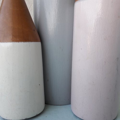 Lampe crayons en bois