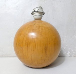 Lampe de Bureau Mid-Century en Bois de IMT Italy design Vintage signé