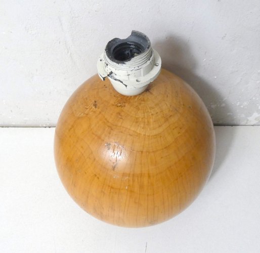 Lampe de Bureau Mid-Century en Bois de IMT Italy design Vintage signé