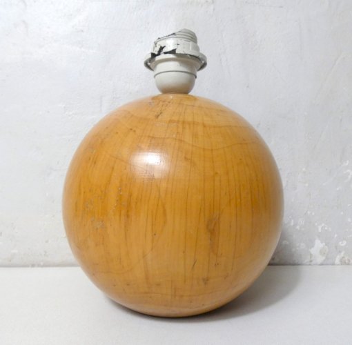 Lampe de Bureau Mid-Century en Bois de IMT Italy design Vintage signé