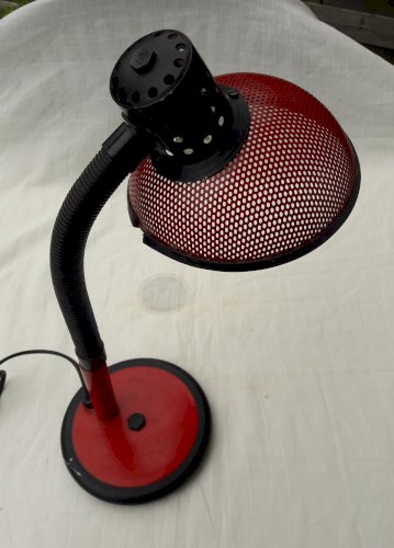 Lampe de bureau rouge