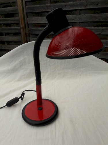 Lampe de bureau rouge