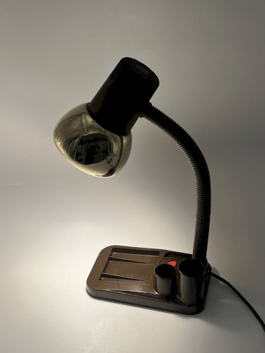 Lampe de bureau vintage organiseur design des années 1980