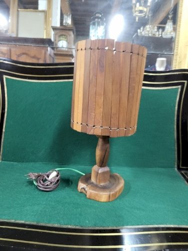 LAMPE DE CHEVET EN OLIVIER