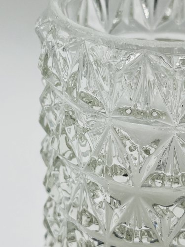 Lampe de chevet Massive en verre ciselé