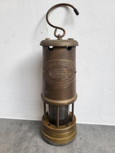 LAMPE DE MINEUR BRITISH COAL MINING COMAPNY WALES U.K