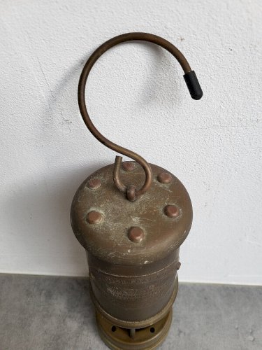 LAMPE DE MINEUR BRITISH COAL MINING COMAPNY WALES U.K