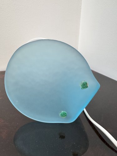 Lampe de table en verre, attribuée à De Majo Murano, Italie, circa 1965–75