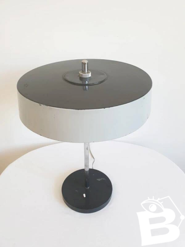Lampe de table moderniste attribuée à L. Kalff pour Philips (vers 1960)
