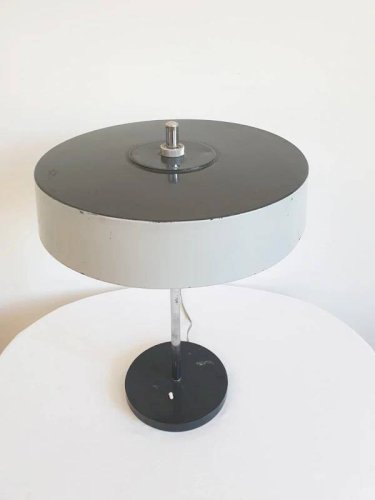 Lampe de table moderniste attribuée à L. Kalff pour Philips (vers 1960)