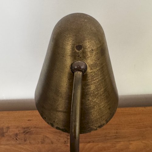 Lampe de table par Jacques Biny 1950 métal doré M4043