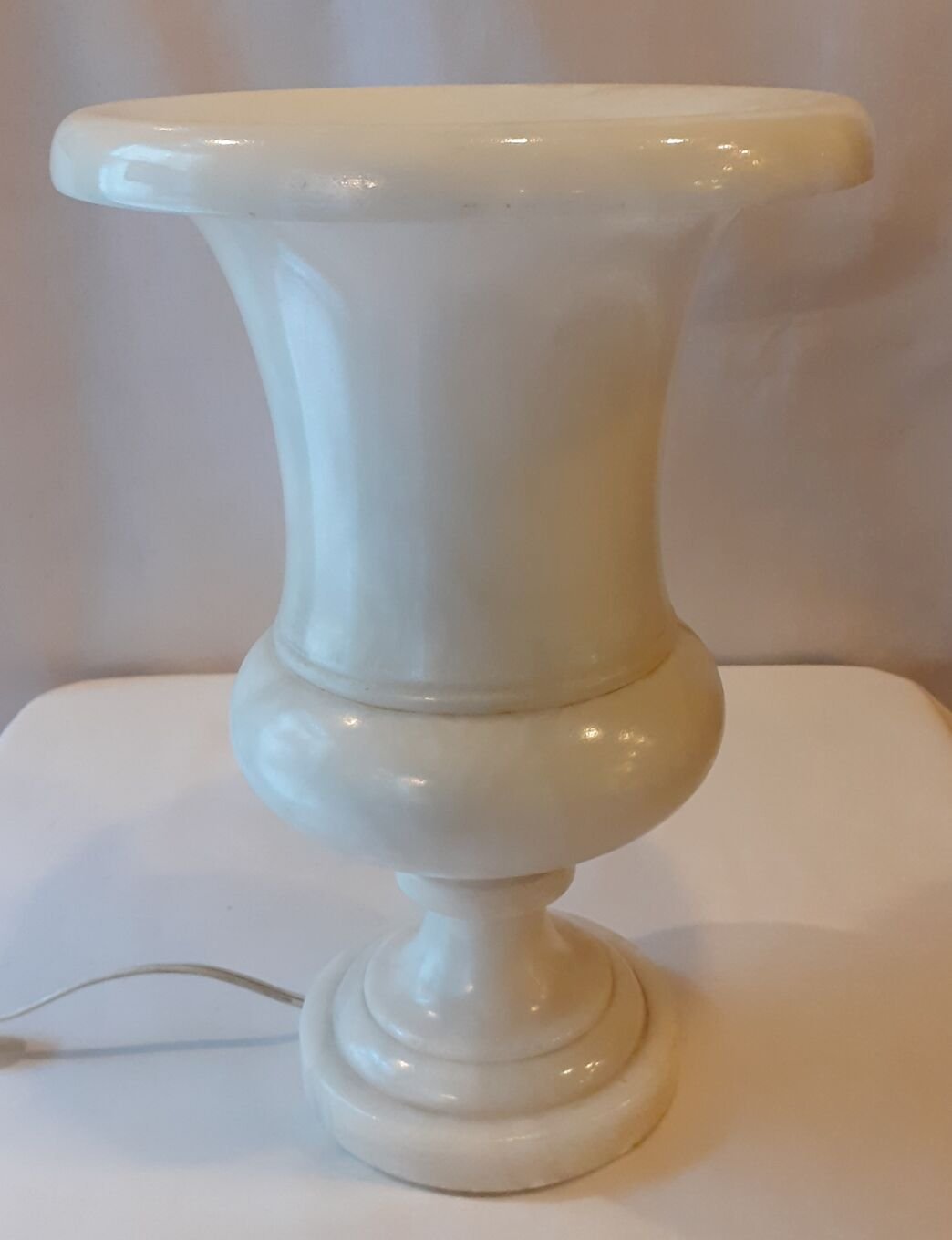 Lampe En Alb tre Vintage Classique Blanc Blanc Verre Marbre Lampe En Alb tre Vintage Classique Blanc Blanc Verre Marbre