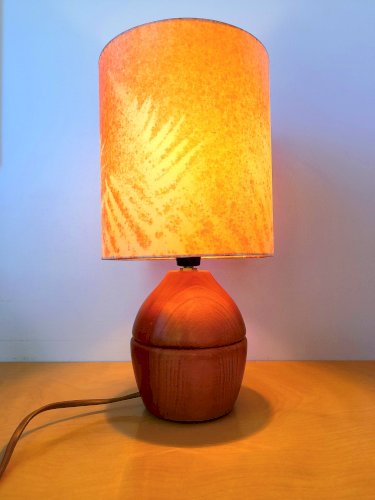 Lampe en bois 1960