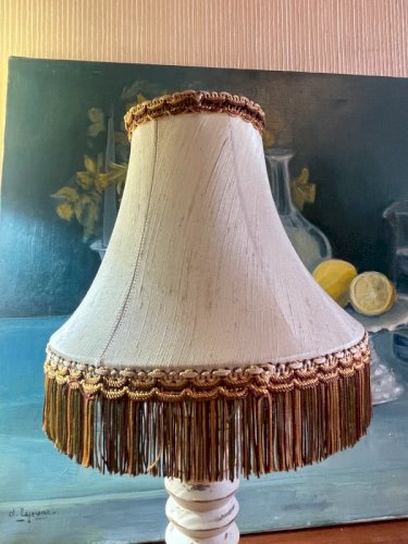Lampe en bois style Dudouyt