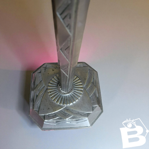 Lampe en bronze Art déco