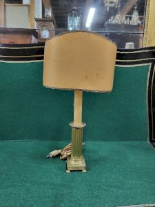 LAMPE EN BRONZE COLONNE
