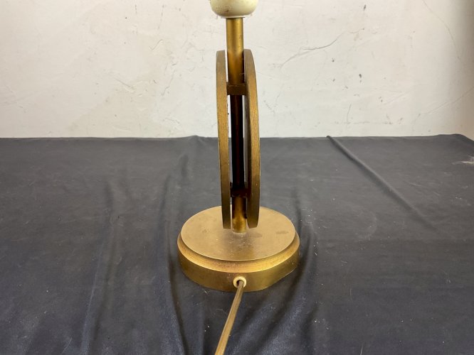 Lampe en bronze trophée patinage artistique et de danse Genève . Bronze Signée