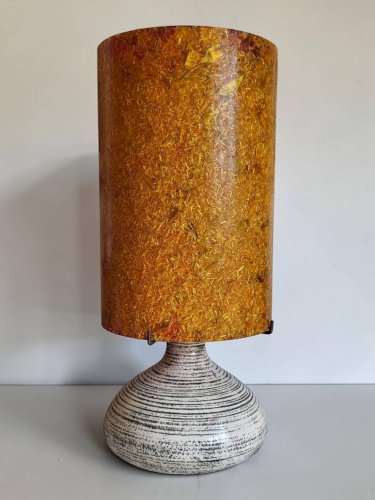 Lampe en céramique Accolay, France, 1970s