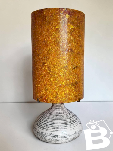 Lampe en céramique Accolay, France, 1970s