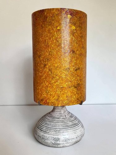 Lampe en céramique Accolay, France, 1970s