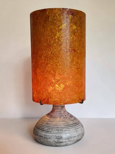 Lampe en céramique Accolay, France, 1970s