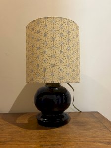 ceramic lamp from Magasins Réunis in Nancy
