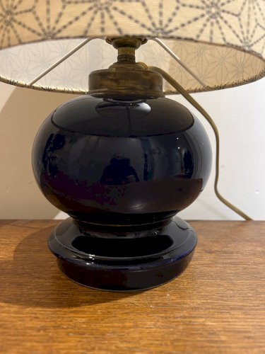 lampe en céramique des Magasins Réunis à Nancy