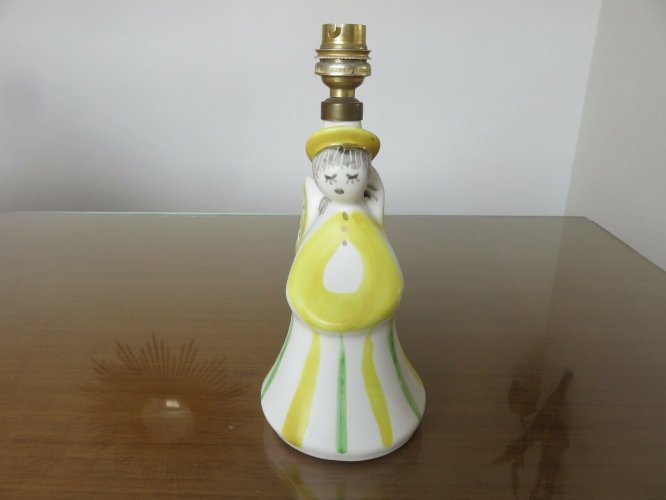 LAMPE EN CERAMIQUE  POTERIES DU MARAIS PARIS  ANNEES 50 60 VINTAGE