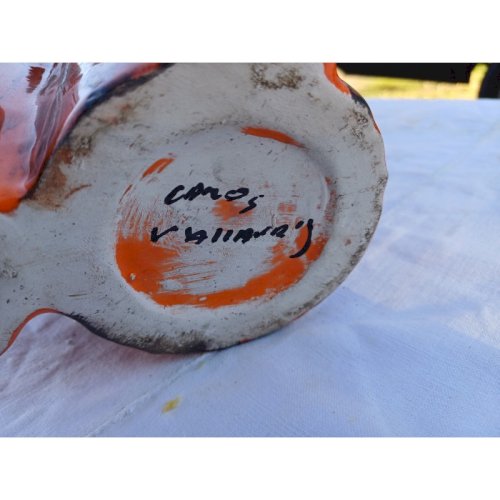 Lampe en Céramique Vintage des Années 50/60 par Honoré Camos