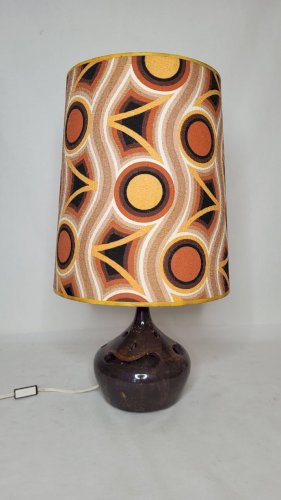 Lampe en grès, années 70