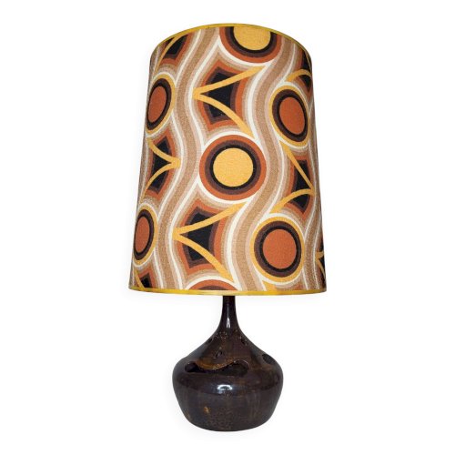 Lampe en grès années 70