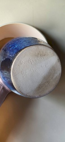 Lampe en grès D. Avonts La Borne