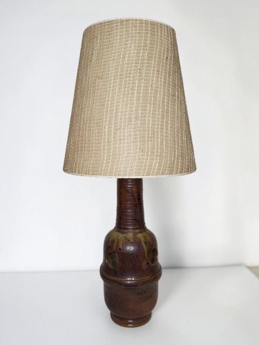 Lampe en grès de Puisaye