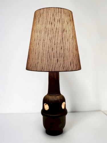 Lampe en grès de Puisaye