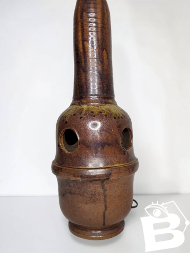 Lampe en grès de Puisaye