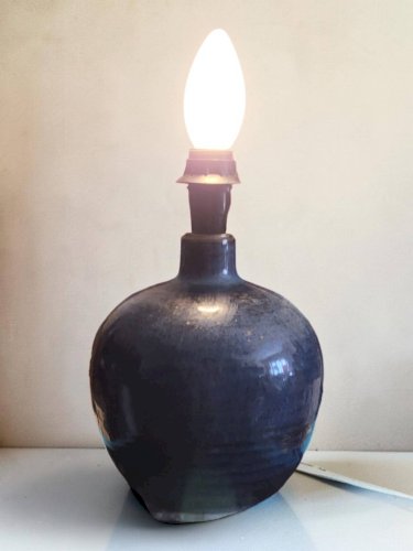 Lampe en grès Hurtault, Puisaye