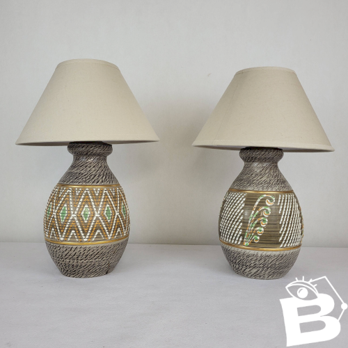 Lampe en grès Jacques Breugnot (*2)