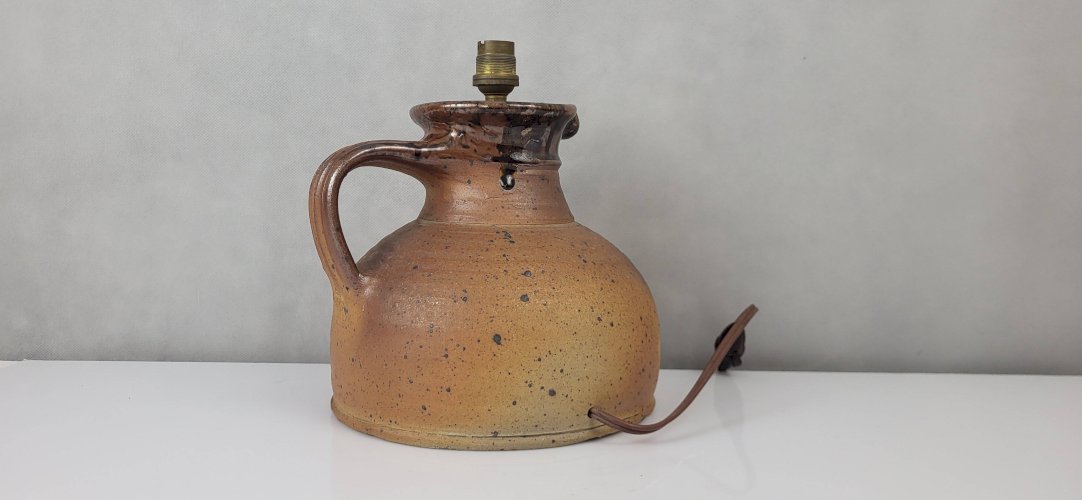 Lampe en grès, Pierre Digan (1941-2016), La Borne