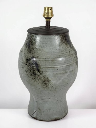 Lampe en grès signée Chantal et Thierry Robert 1960s