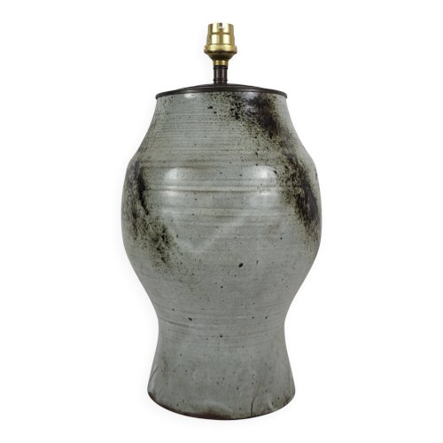 Lampe en grès signée Chantal et Thierry Robert 1960s