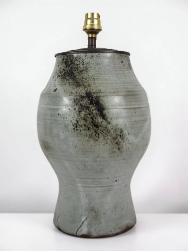 Lampe en grès signée Chantal et Thierry Robert 1960s