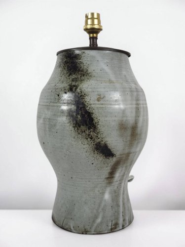 Lampe en grès signée Chantal et Thierry Robert 1960s