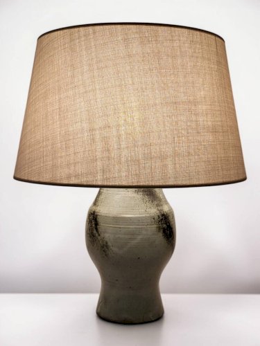 Lampe en grès signée Chantal et Thierry Robert 1960s