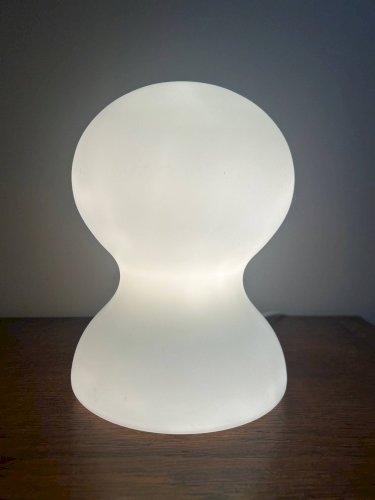 lampe en opaline Habitat 1980/90